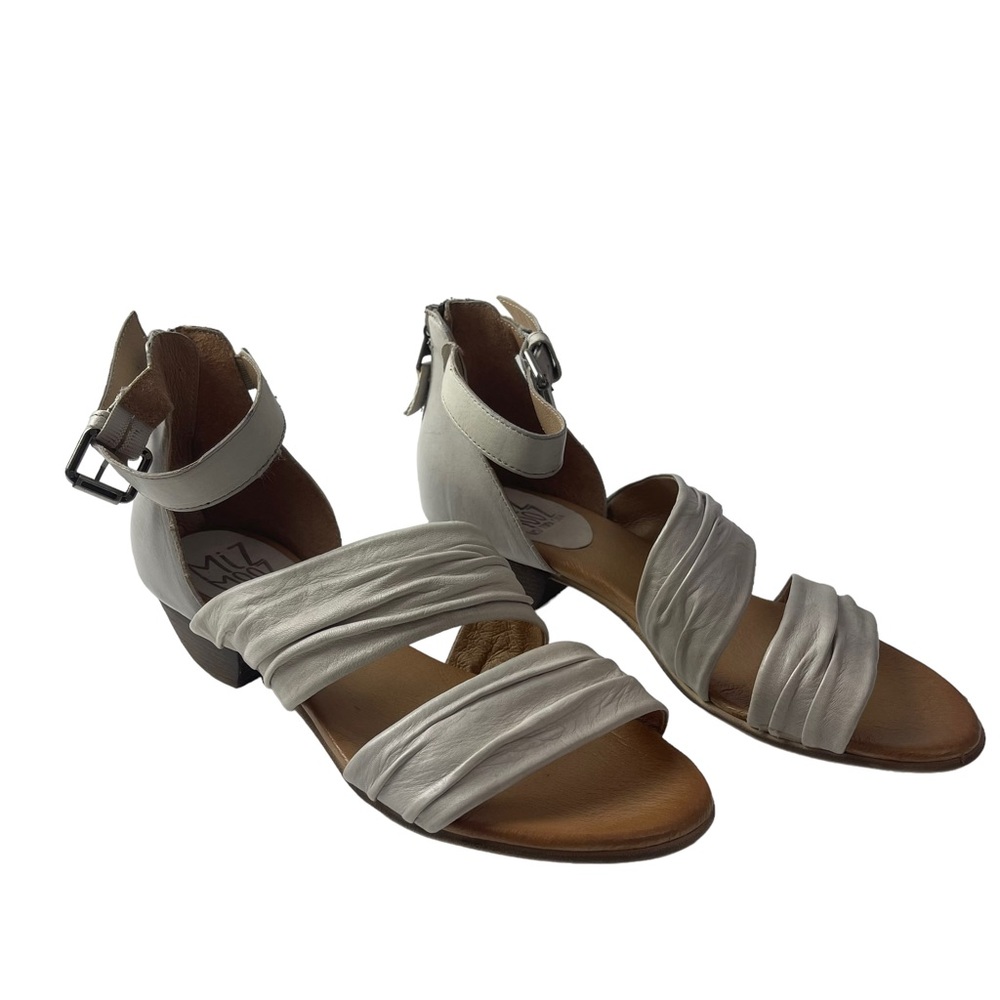 Miz Mooz Cassie Leather Heeled Sandals Sz. 41 W (US 8) - Picture 4 of 11